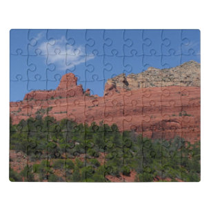 Steamboat Rock in Sedona Arizona Photography Jigsaw Puzzle