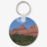 Steamboat Rock in Sedona Arizona Photography Keychain