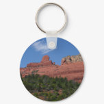 Steamboat Rock in Sedona Arizona Photography Keychain