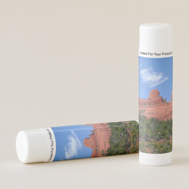 Steamboat Rock in Sedona Arizona Photography Lip Balm (Front)