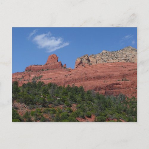 Steamboat Rock in Sedona Arizona Photography Postcard