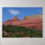 Steamboat Rock in Sedona Arizona Photography Poster