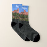 Steamboat Rock in Sedona Arizona Photography Socks