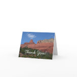Steamboat Rock in Sedona Arizona Photography Thank You Card