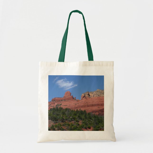 Steamboat Rock in Sedona Arizona Photography Tote Bag (Front)