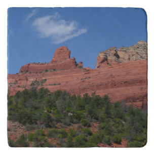 Steamboat Rock in Sedona Arizona Photography Trivet