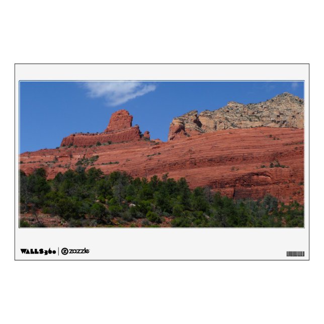 Steamboat Rock in Sedona Arizona Photography Wall Sticker (Front)