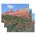 Steamboat Rock in Sedona Arizona Photography Wrapping Paper Sheets