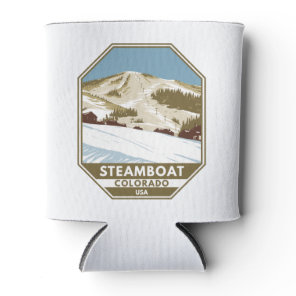 Steamboat Ski Area Winter Colorado Can Cooler