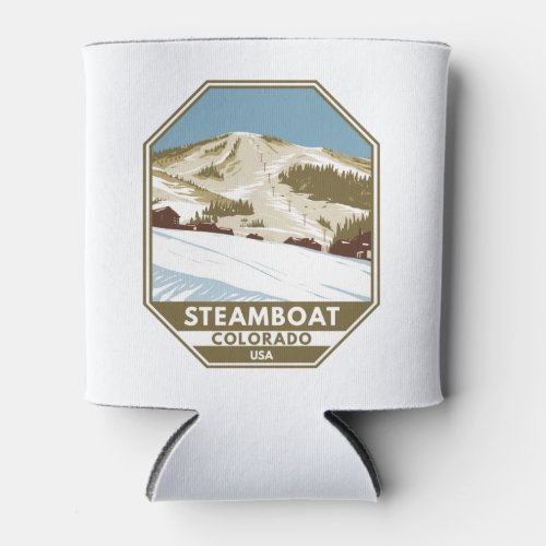 Steamboat Ski Area Winter Colorado Can Cooler