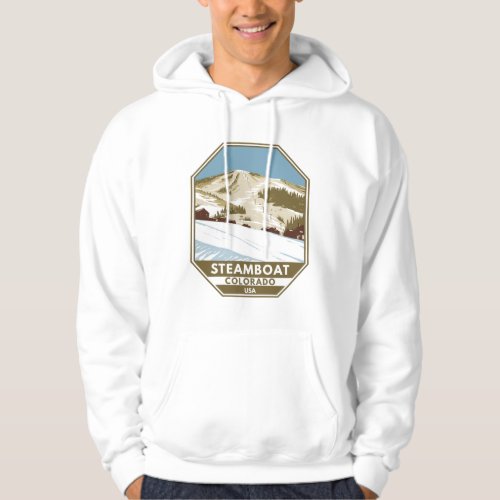 Steamboat Ski Area Winter Colorado Hoodie