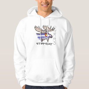 Steamboat Springs Colorado elk hoodie