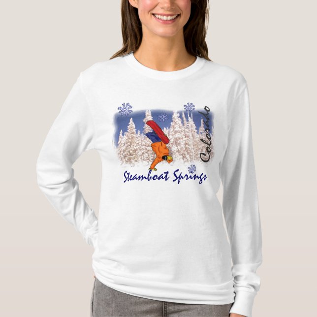 Steamboat Springs Colorado ladies shirt (Front)