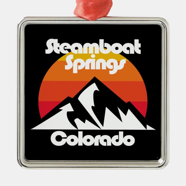 Steamboat Springs,Colorado Metal Ornament (Front)