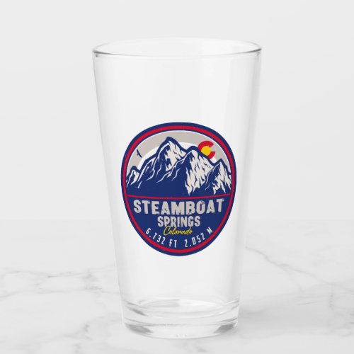 Steamboat Springs Colorado Mountain Ski Hiking Glass