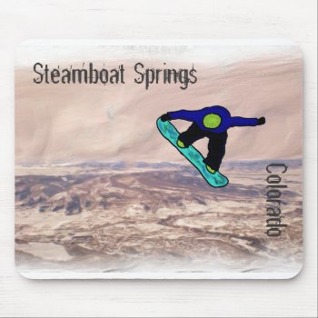 Steamboat Springs Colorado Mousepad by ArtisticAttitude at Zazzle