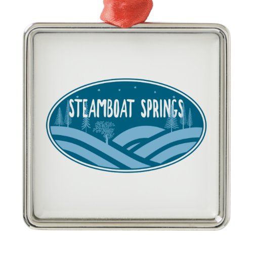 Steamboat Springs Colorado Outdoors Metal Ornament