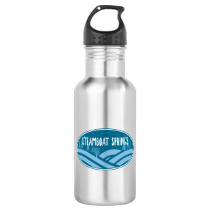 Steamboat Springs Colorado Outdoors Stainless Steel Water Bottle