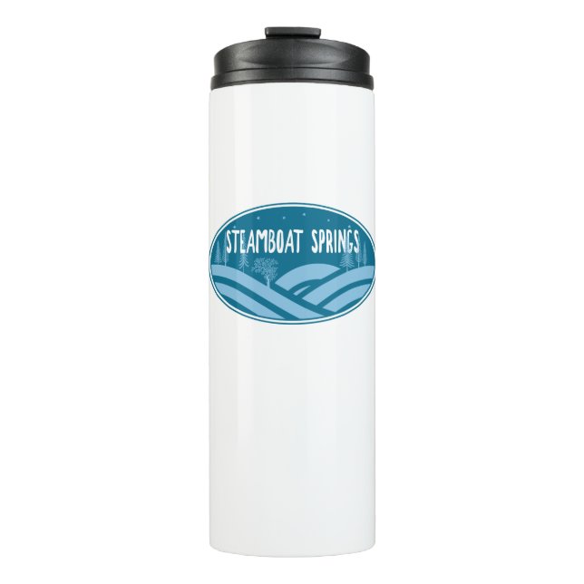 Steamboat Springs Colorado Outdoors Thermal Tumbler (Front)