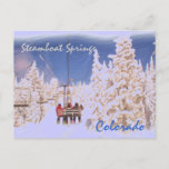 Steamboat Springs Colorado postcard