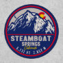 Steamboat Springs Colorado Retro Sunset Souvenirs Patch
