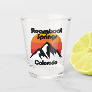 Steamboat Springs Colorado Shot Glass