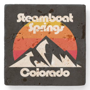 Steamboat Springs,Colorado Stone Coaster