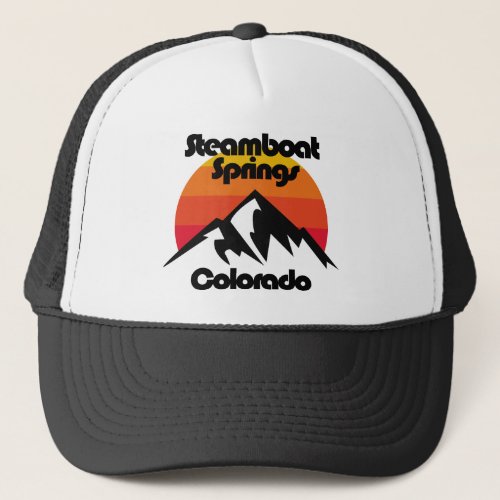 Steamboat Springs Colorado Trucker Hat