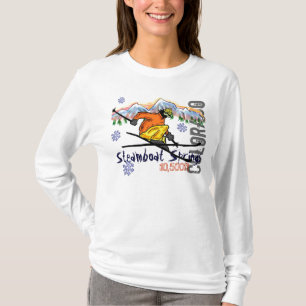 Steamboat Springs ski elevation hoodie T-Shirt