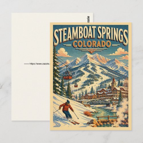 Steamboat Springs Winter Postcard