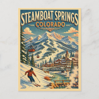 Steamboat Springs Winter Postcard