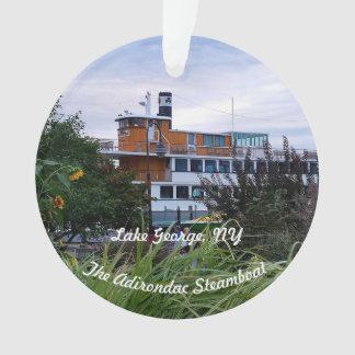 Steamboat The Adirondac Lake George NY Ornament