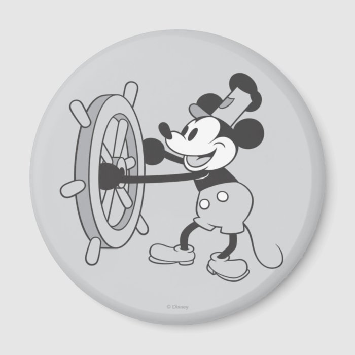 Steamboat Willie Mickey Mouse Refrigerator Magnet