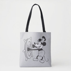 Steamboat Willie Mickey Mouse Tote Bag