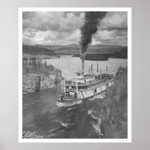 Steamboat Yukon Territory 1920 Poster