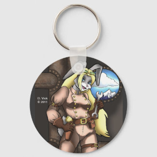 Steambunny Keychain