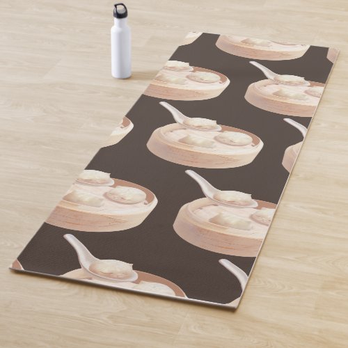 Steamed Bao Buns with Tea Yoga Mat