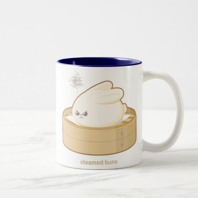 Steamed Buns Two-Tone Coffee Mug (Right)