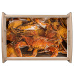 Steamed Crabs serving tray