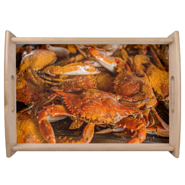 Steamed Crabs serving tray (Front)