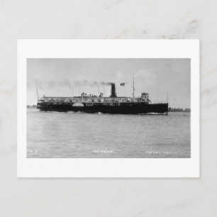 Steamer Alpena on St. Clair River by Louis Pesha Postcard