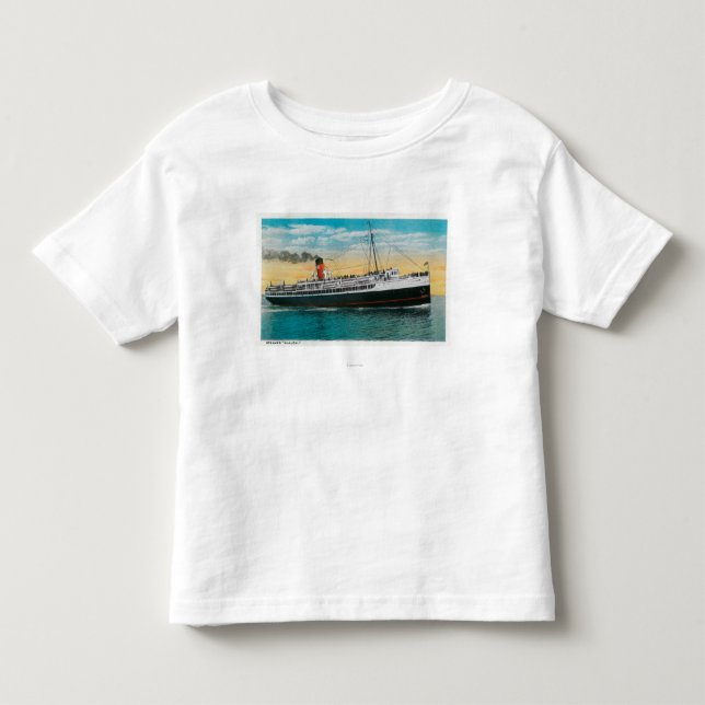Steamer "Avalon" at Santa Catalina Island Toddler T-shirt (Front)