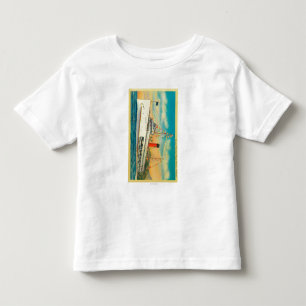 Steamer "Catalina" at Santa Catalina Island Toddler T-shirt