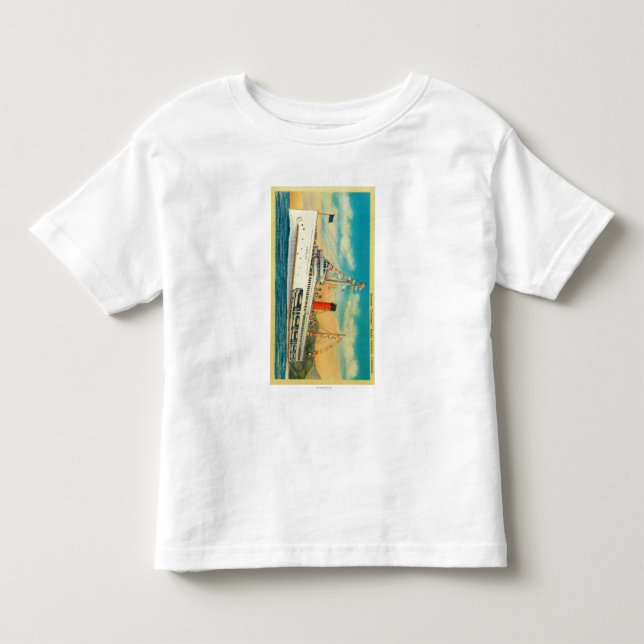 Steamer "Catalina" at Santa Catalina Island Toddler T-shirt (Front)