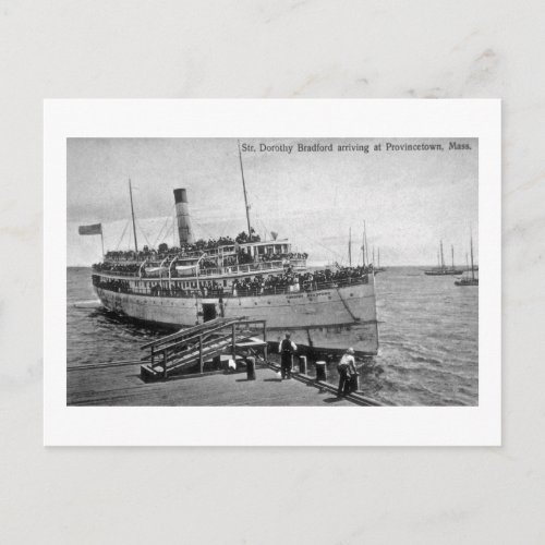 Steamer Dorothy Bradford Provincetown Mass Postcard