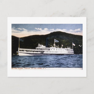 Steamer "Horicon" on Lake George, New York Postcard