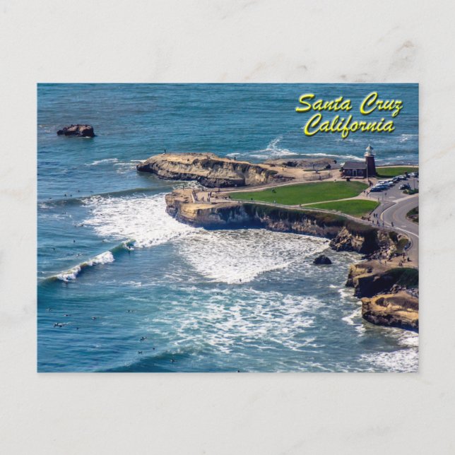 Steamer Lane-Santa Cruz, California Postcard (Front)