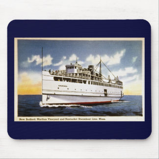 Steamer Naushon, Nantucket Steamboat Line, Mass. Mouse Pad