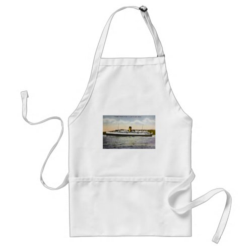 Steamer Princess Helene St John_ Digby Service Adult Apron