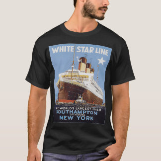 Steamer Ship Vintage Ocean Liner Retro Sailing T-Shirt